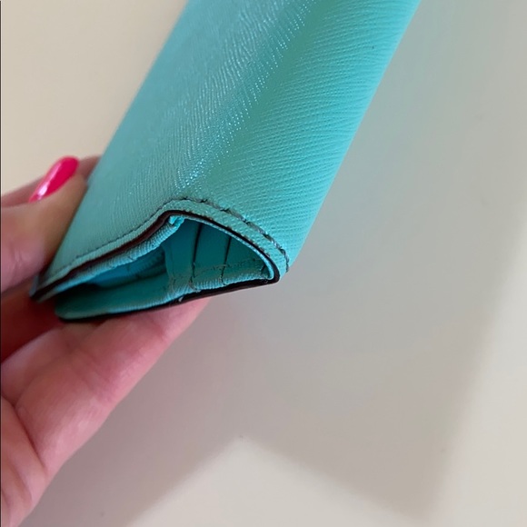Kate Spade Tiffany Blue Snap Wallet PXRU 3896 - Picture 4 of 5
